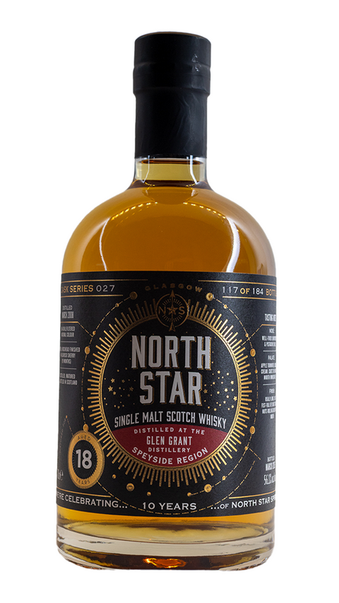 Glen Grant 18yo - NSS Batch North Star #027 - 56.1% Refill Hogshead / Oloroso Sherry finish