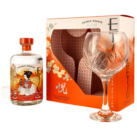 Etsu Double Orange Japanese Gin in Glas-GP