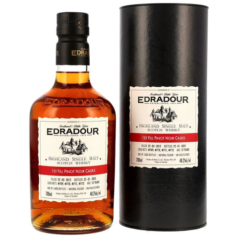 Edradour 2012/2025 - 12 y.o. - 1st Fill Pinot Noir Casks #709, 710, 7111+712 - St. Michael Eppan