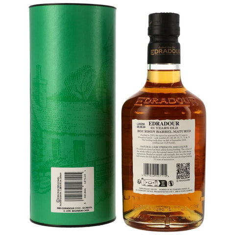 Edradour 21 ans Cask Strength - Fûts de bourbon