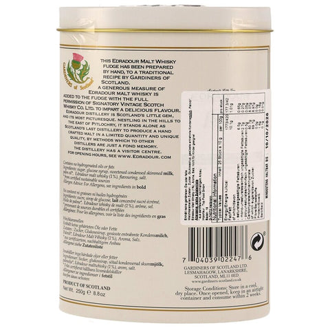 Edradour Malt Whisky Fudge 250g 
