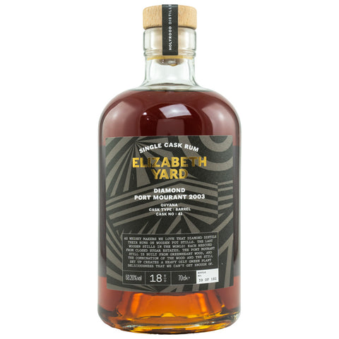 Elizabeth Yard Rum Diamond Distillery (Port Mourant) 18 yo