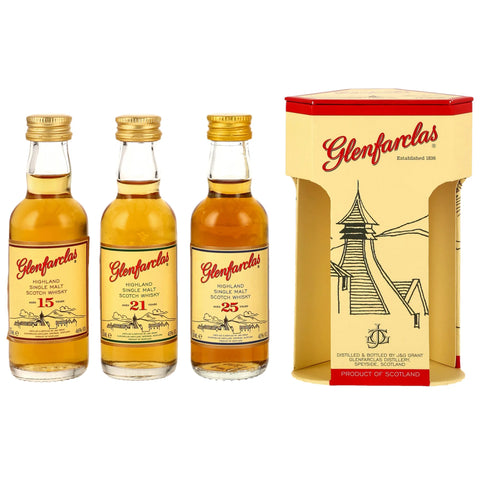 Glenfarclas Collection 3 x 0,05 (15 y.o./21 y.o./25 y.o)