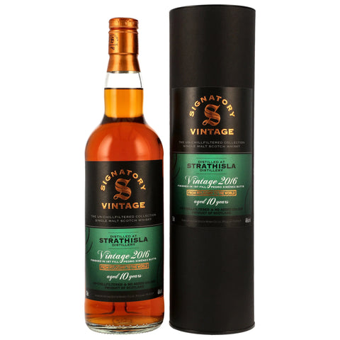Strathisla 2016/2026 - 10 y.o. - 1st Fill PX Sherry Butts Finish #22 + 23 - Sig un-chill