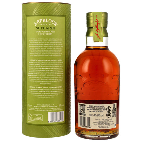 Aberlour Suthainn Single Malt - American & Spanish Oak Sherry Casks