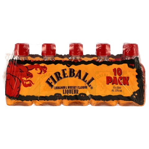 Fireball Liqueur Pack 10x 0.05l