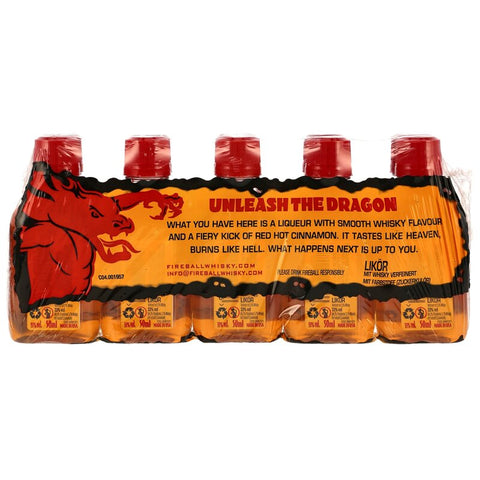 Fireball Liqueur Pack 10x 0.05l