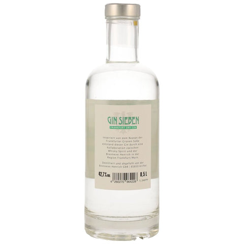 Gin Sieben - Frankfurt Dry Gin - neue Ausstattung 42,7%