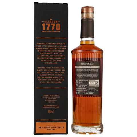 Glasgow 1770 - 2016/2023 - 7 y.o. - Virgin Oak Cask