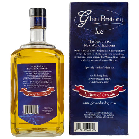 Glen Breton 10 yo 40% Single Malt Ice Wine Barrel in GP