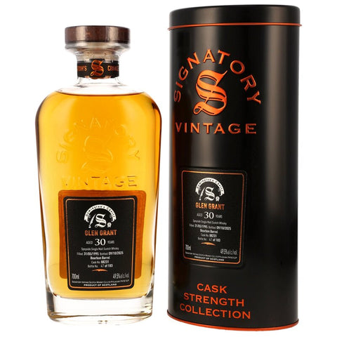 Glen Grant 1995/2025 - 30 y.o. - Bourbon Barrel #88231 - Sig Symingtons Choice - Auktion