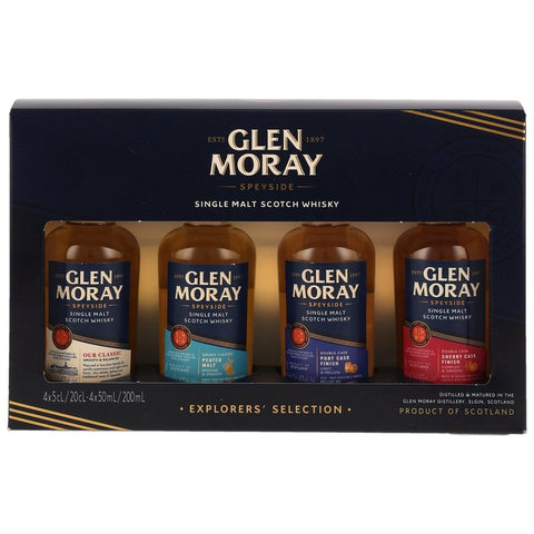 Glen Moray Coffret de Dégustation 4x0,05l - matériel neuf