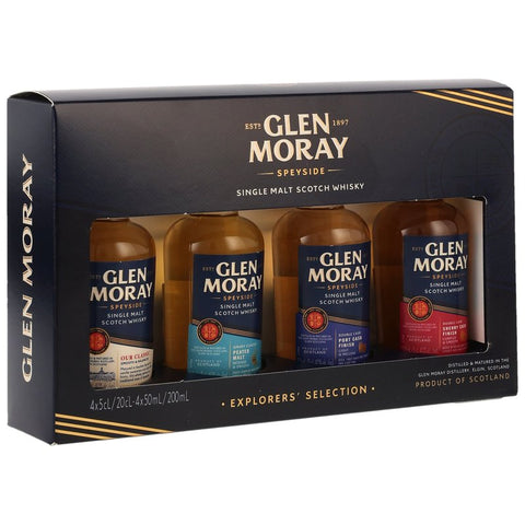 Glen Moray Coffret de Dégustation 4x0,05l - matériel neuf