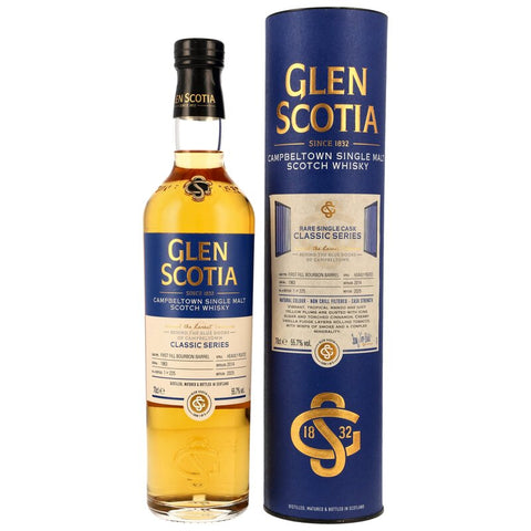 Glen Scotia 2014/2025 - 1st Fill Bourbon Cask #1963 - Behind the Blue Doors