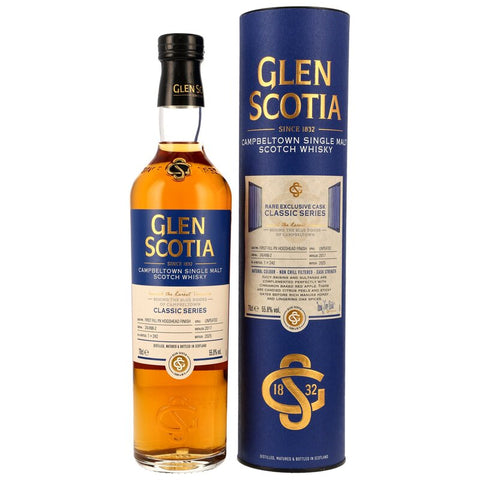 Glen Scotia 2017/2025 - 1st Fill PX Sherry Hogshead #24/498-2 - Behind the Blue Doors