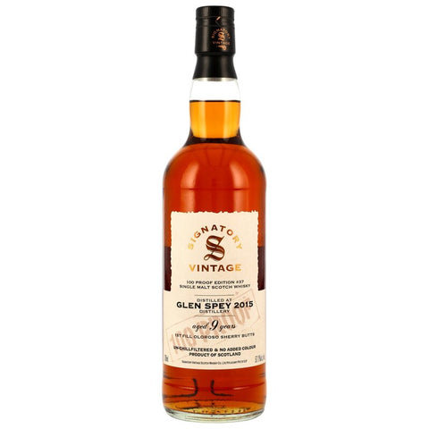 Glen Spey 2015/2025 - 9 ans - Édition Signataire 100 PROOF #37