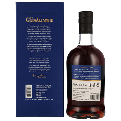 GlenAllachie 30 Jahre - Batch No. 4 - Single Malt Scotch Whisky - Auktion