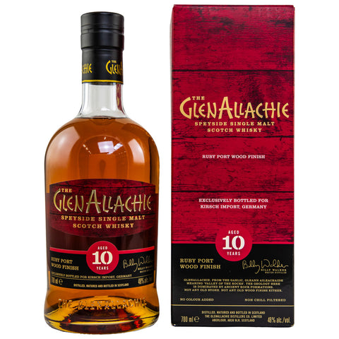 GlenAllachie 10 yo Ruby Port Wood Finish - Germany Exclusive
