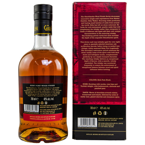 GlenAllachie 10 yo Ruby Port Wood Finish - Germany Exclusive