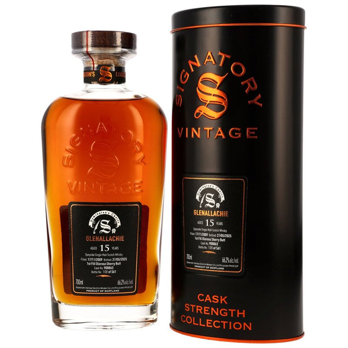 Glenallachie 2009/2025 - 15 y.o. - 1st Fill Oloroso Sherry Butt #900863 - Signatory Symingtons Choice