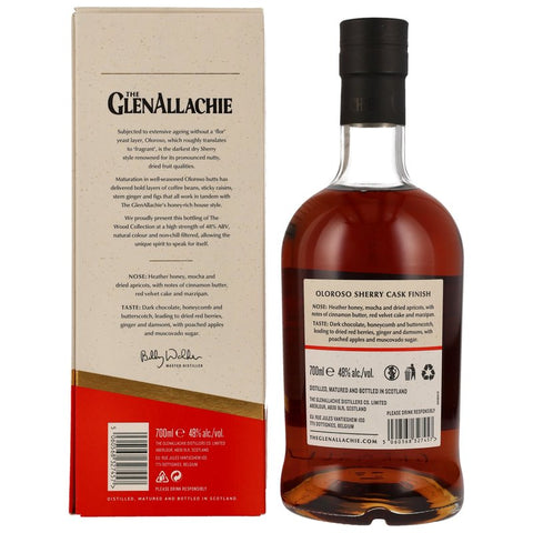 GlenAllachie - 9 ans - Oloroso Sherry Finish - Édition Limitée