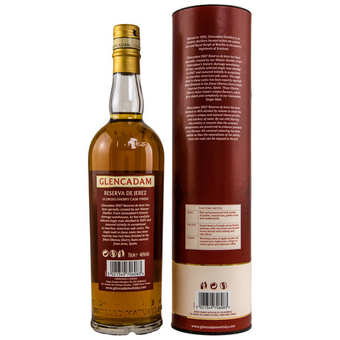 Glencadam 15 ans Reserva de Jerez Oloroso Cask