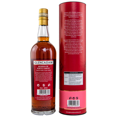 Glencadam Reserva de Porto Tawny - Finition Tawny Port Cask