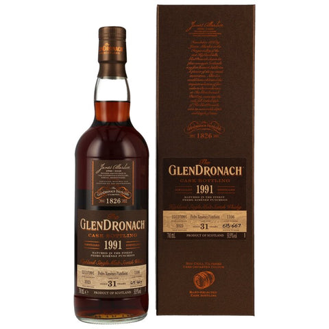 Glendronach 1991/2023 - 31 yo - PX Puncheon #1106