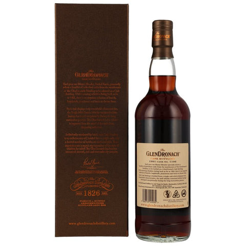 Glendronach 1991/2023 - 31 yo - PX Puncheon #1106