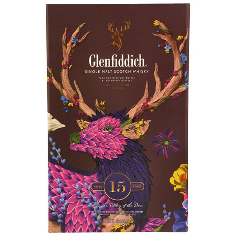 Glenfiddich  Solera 15 y.o. + 2 Gläser Neue Ausstattung