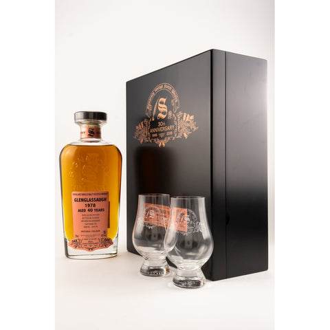 Glenglassaugh 1978/2018 30e anniversaire + 2 verres
