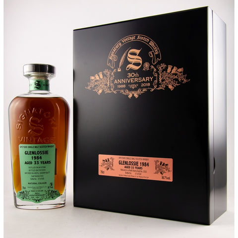 Glenlossie 1984/2018 30th Anniversary + 2 glasses