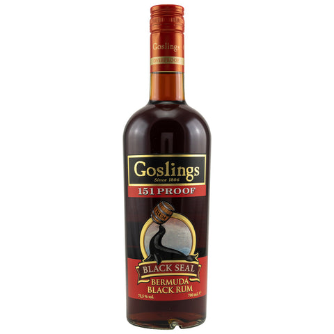 Rhum Goslings 151 Black Seal