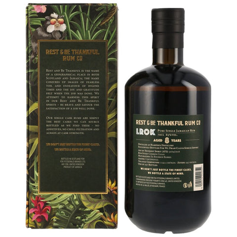Hampden 2016/2024 - 8 yo - LROK Single Cask #4 - Rest &amp; Be Thankful (WuDramClan &amp; Kirsch Import)