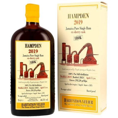 Hampden LROK 2019/2024 - 5 ans - Fût de sherry - Habitation Velier