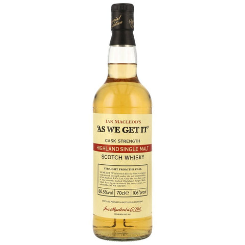 Ian Macleod's As we get it / HIGHLAND Single Malt - 60.5%