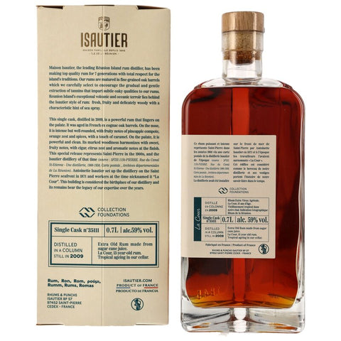 Isautier Rhum 2009/2023 - 13 yo La Cour - Foundations