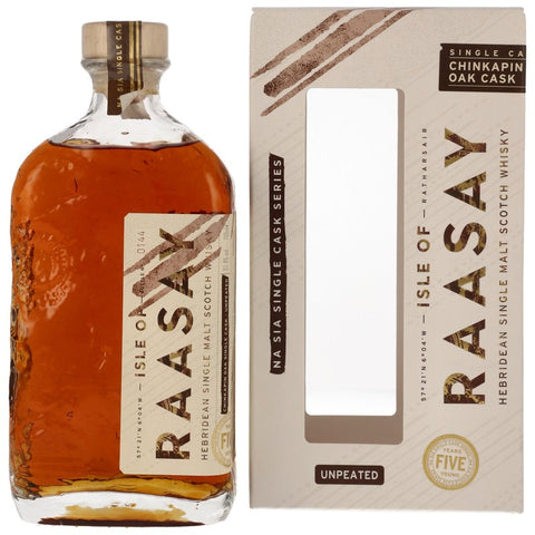 Isle of Raasay 2019/2024 - 5 ans - Whisky Single Malt - Single Cask #19/167 Chêne Chinkapin