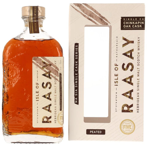 Isle of Raasay - 5 ans - Whisky Single Malt - Single Cask #19/69 Chêne Chinkapin tourbé