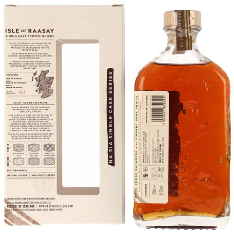Isle of Raasay - 5 ans - Whisky Single Malt - Single Cask #19/69 Chêne Chinkapin tourbé