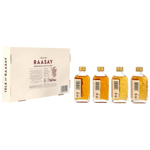 Coffret dégustation 4 x 0,05 l de la série Maturation des chênes de l'île de Raasay