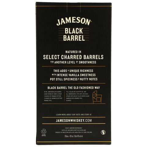 Jameson Black Barrel mit 2 Tumblern