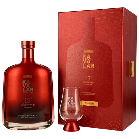 Kavalan 2009/2024 - 15 yo Oloroso Cask #S090608008A - 15th Anniversary