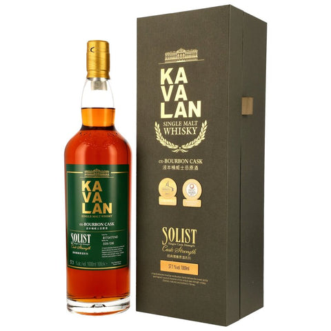 Kavalan Solist / ex-Bourbon Cask 57,1% - LITER in GP
