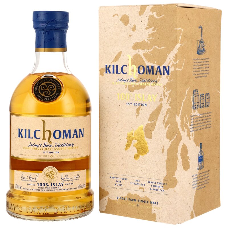Acheter Kilchoman 100% Islay 15ème Édition - Whisky Suisse