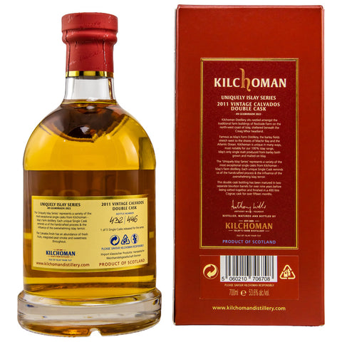 Kilchoman 2011/2022 - 11 y.o. - Calvados Finish #126+129/2011