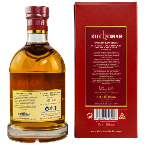 Kilchoman 2014/2023 - 8 yo Armagnac Finish #1+641/2014