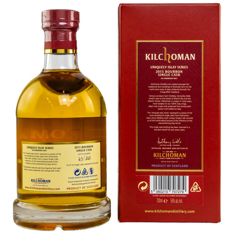 Kilchoman 2015/2023 - 7 yo - Bourbon Cask #476/2015