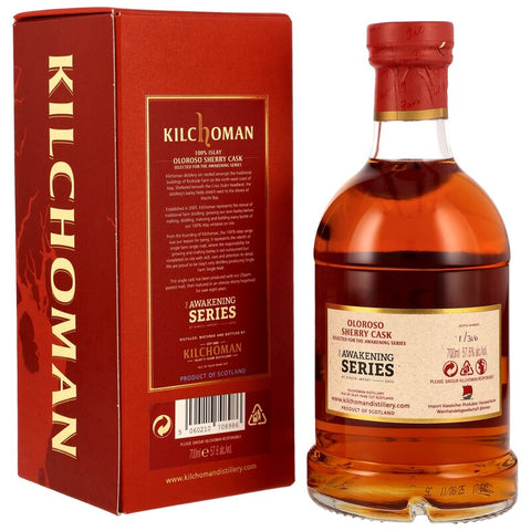 Kilchoman 2017/2025 - 8 y.o. - Oloroso Sherry Cask #17/642 - The Awakening Series