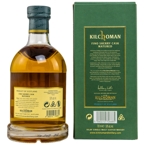 Kilchoman Fino Sherry Cask Matured 2023 Limited Edition